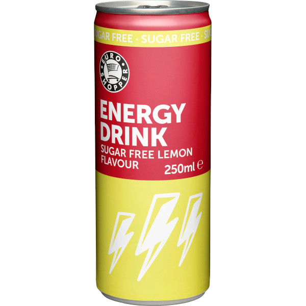 Euro Shopper Energidryck Lemon SF