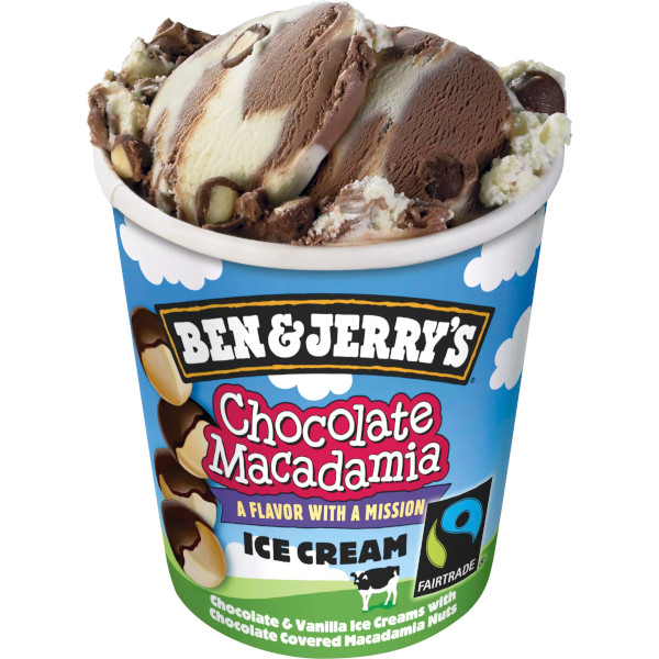 Ben & Jerry's Glass Chocolate Macadamia