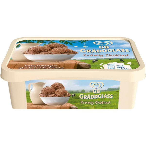 GB Glace Gräddglass Krämig Choklad