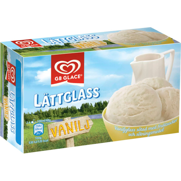 GB Glace Lättglass Vanilj